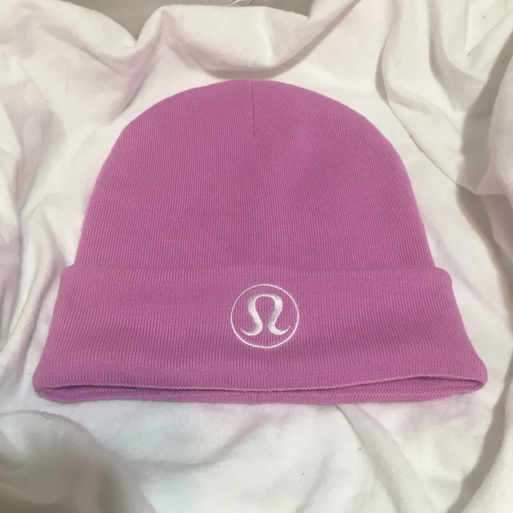 Lululemon WARM REVELATIONS BEANIE DHALIA MAUVE/ MEADOW PINK SIZE‎ L/XL